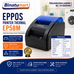 EPPOS Printer Thermal | EP58M Cetak Cepat dan Stabil Kualitas Original