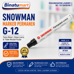 Spidol Permanen Snowman G-12 Original | Permanent Marker Snowman G12 Anti Air